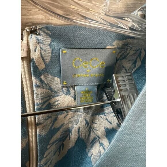 CeCe‎ by Cynthia Steffe BV-Neck Front Cut Out Day Dress Size 2 - Picture 8 of 8